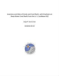 Inventory and atlas of corals and coral reefs, with emphasis on deep-water coral reefs from the U.S. Caribbean EEZ (Puerto Rico and the United States Virgin Islands)