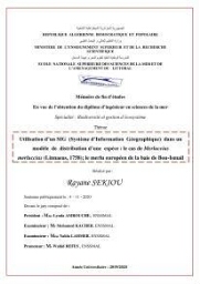 Utilisation d’un SIG (Système d’Information Géographique) dans un modèle de distribution d’une espèce : le cas de Merluccius merluccius (Linnaeus, 1758); le merlu européen de la baie de Bou-Ismail