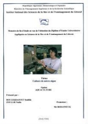 Culture de micro algue