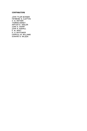 Chemical ecology Chemical ecology