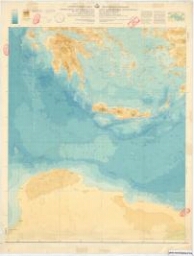 Carte bathymétrique internationale de la Méditerranée zone 9