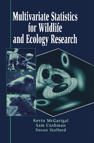 Multivariate statistics for wildlife and ecology research Multivariate statistics for wildlife and ecology research