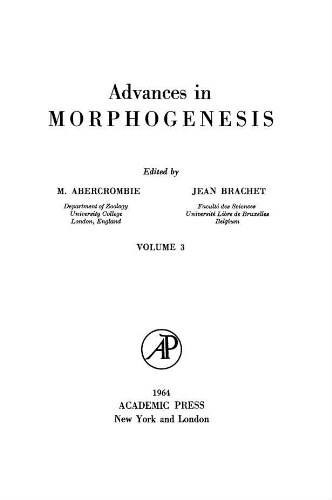 Advances in morphogene (volume 3) Advances in morphogene (volume 3)
