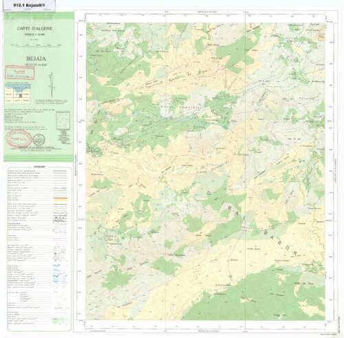 Bejaia: NJ-31-VI-34 EST Bejaia: NJ-31-VI-34 EST