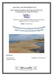 Evaluation de la pollution des principaux rejets au niveau du littoral Algérois: