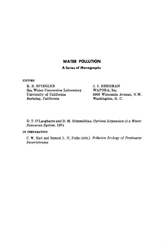 Optimal expansion of a water resources system Optimal expansion of a water resources system