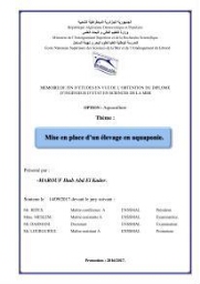 Mise en place d'un élevage en aquaponie: