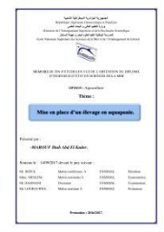 Mise en place d'un élevage en aquaponie