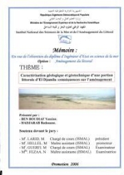 Ensablement et dragage du port de Beni-Saf
